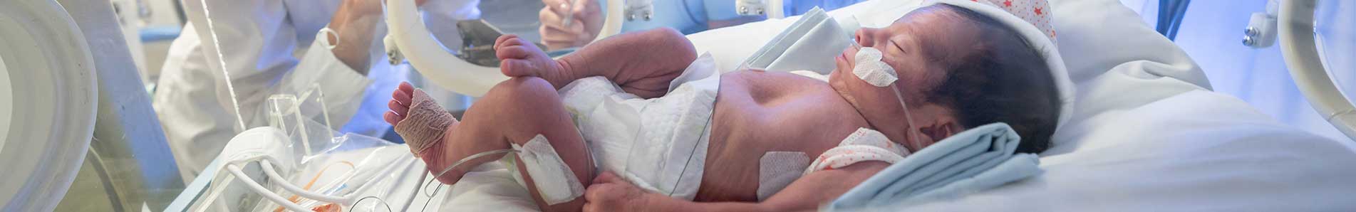 newborn in a hospital